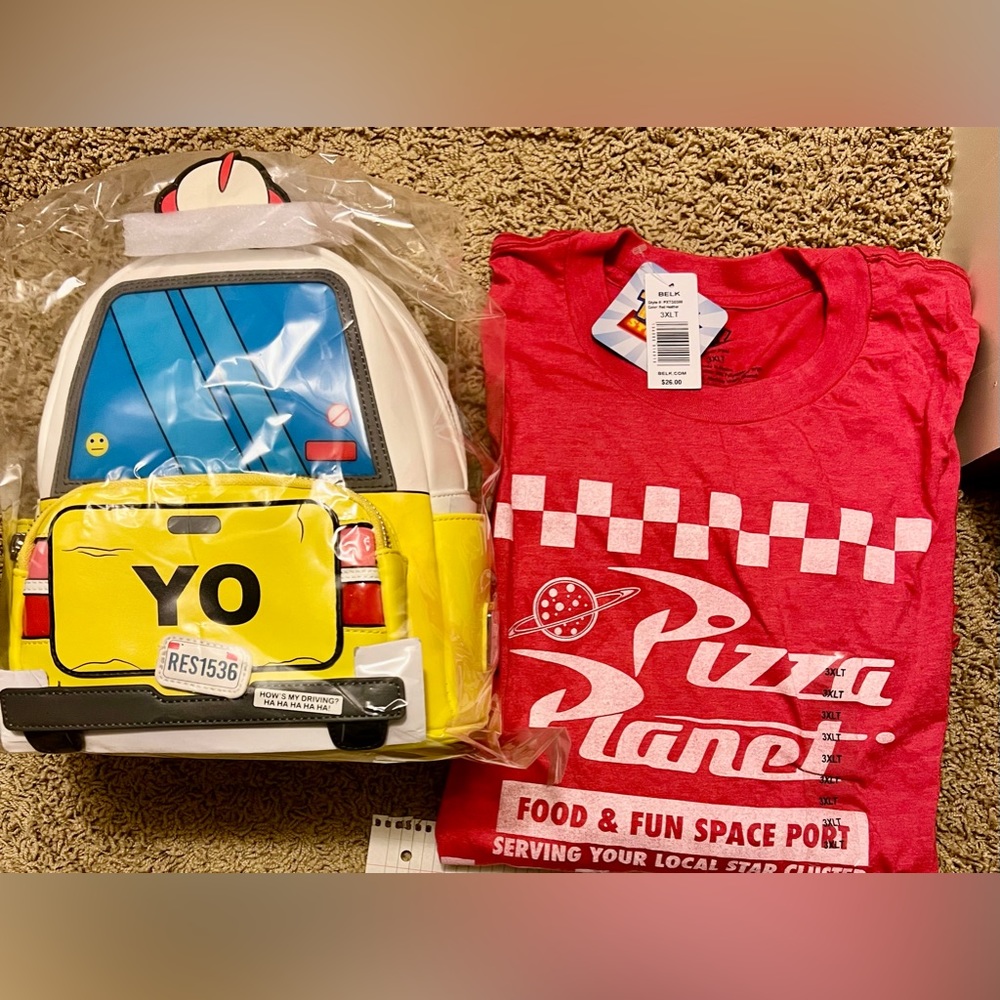 Loungefly Pizza Planet truck backpack